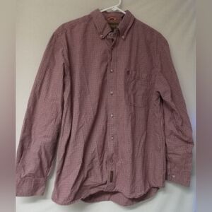 Timberland Men's Shirt Size Large Plaid Long Sleeve Button Down Top